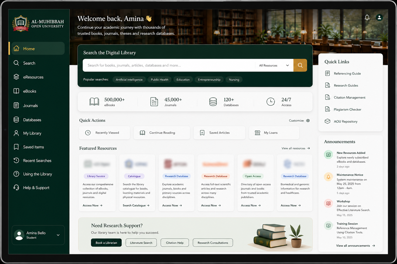 AOU digital library